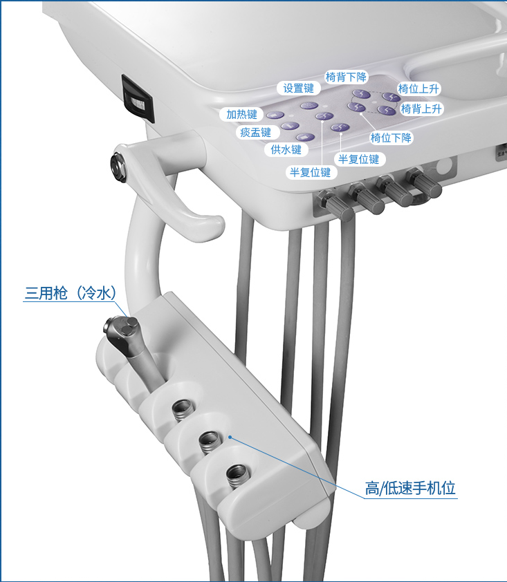 integrated dental unit